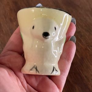 Japan bird egg cup Easter.  Collectible.